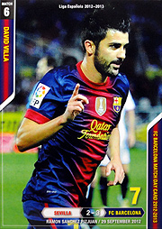 Barcelona Match Day Card 12/13