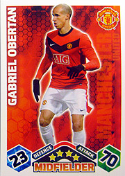 topps Match Attax 09/10 Extra #オベルタン