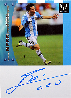 ICONS Messi official card limited #AR50 表